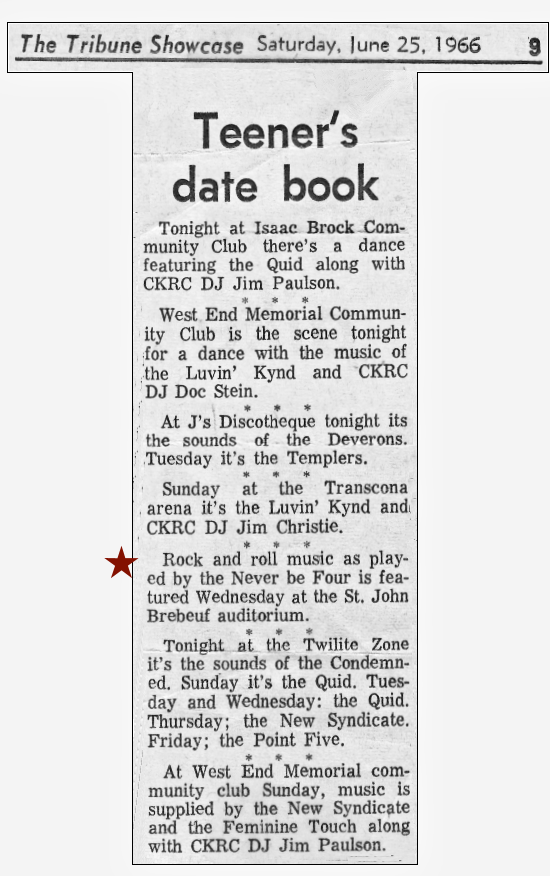 The Tribune
                              Showcase June 25, 1966