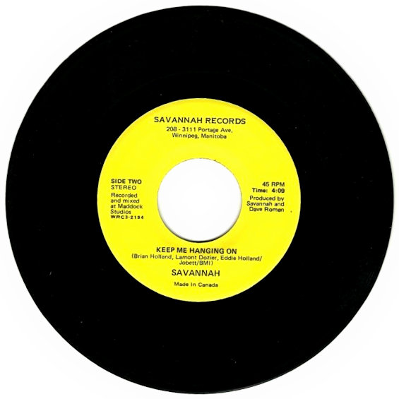 Keep Me
                              Hangin' On